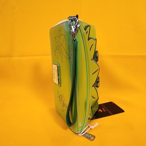 Loungefly Disney Princess & The Frog Tiana Crown Iridescent Wristlet Wallet NEW - Picture 12 of 12